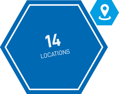 14 locations