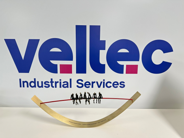 Veltec NV gewinnt den Partner Award 2022 bei TotalEnergies Antwerpen